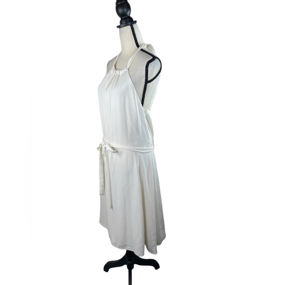 THEORY Nayline Elevate Crepe Halter Dress NWT Size 10 - Picture 4 of 12
